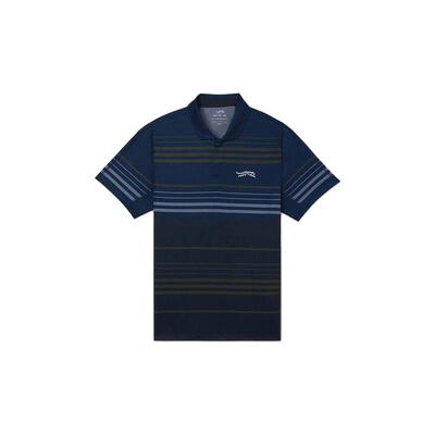 2025年新款美国sundayred老虎伍兹高尔夫球运动T恤条纹Polo衫短袖