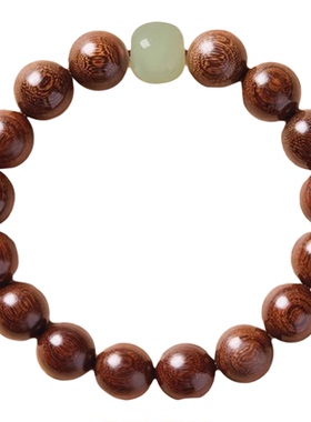 【沉水级】金丝檀木手串可盘玩