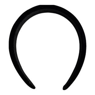 Fever同款黑色丝绒发箍女款2024新款高颅顶压发头箍发捆发卡头饰
