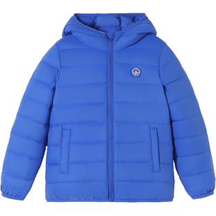 Navigare意大利小帆船轻薄女童短款排骨羽绒服2025年冬季儿童外套