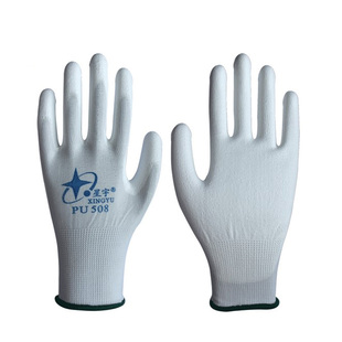 包邮星宇奋斗者FU208尼龙皮油防静电防滑耐磨劳保手套PU518/PU508