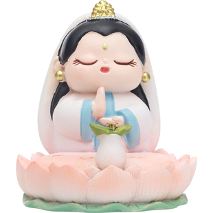 欢喜神仙香插盘香座线香创意可爱如来佛祖观音财神文昌君香立香器