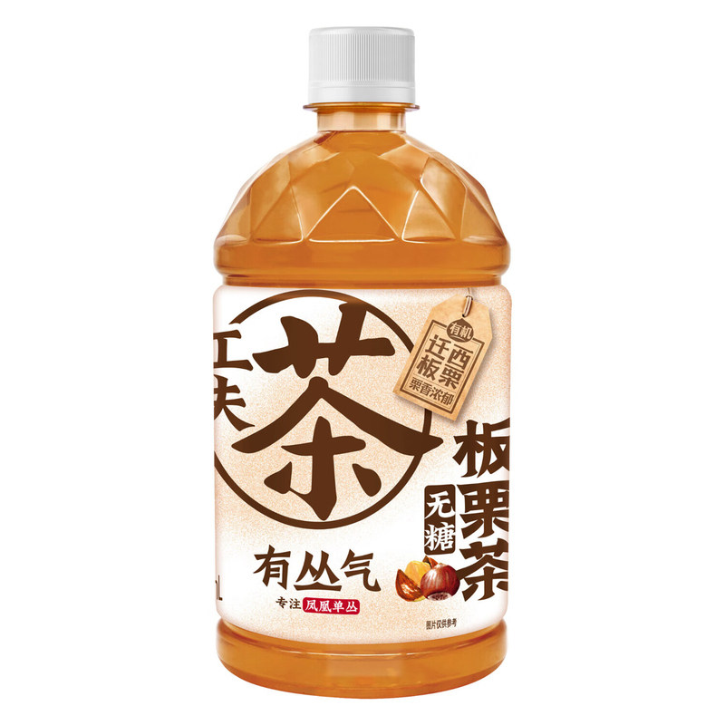 有丛气无糖板栗味乌龙茶520ml植物饮料0糖0卡健康茶饮瓶装纯正