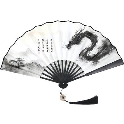 古风折扇新中式国风马面裙扇子