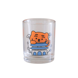 韩国MUZIKTIGER可爱躺平虎烧酒杯清酒迷你60ml白酒杯情侣玻璃对杯