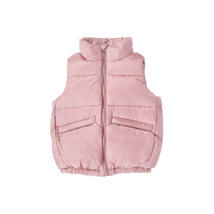 韦氏亲子羽绒马甲中大童宝宝秋冬季洋气背心坎肩男女童装外套马夹