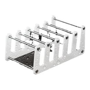 亚克力多机位手机支架桌面直播工作室微商专用多台多个放置架游戏展示架子多用途散热架多功能