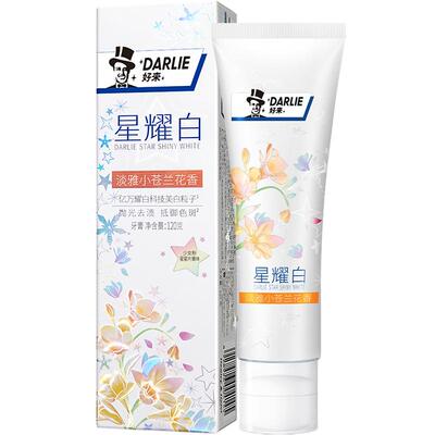 好来星耀白小苍兰牙膏温和亮齿