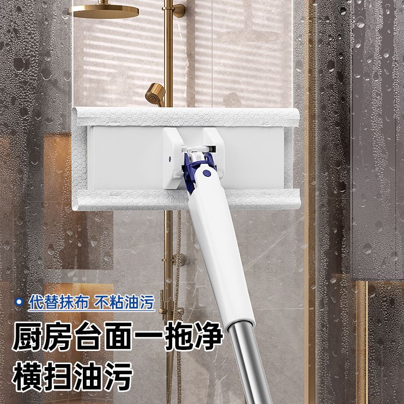 洗脸巾拖把夹专用懒人多功能抹布一次性毛巾免手洗自动夹布小拖把