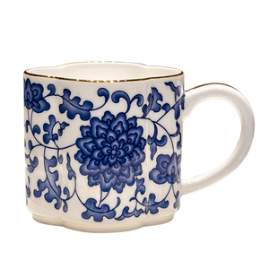 中式青花瓷轻奢水壶套装家用客厅陶瓷高档杯具水具茶具茶杯套装