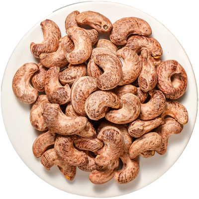 带皮大腰果坚果特大颗粒原味盐焗