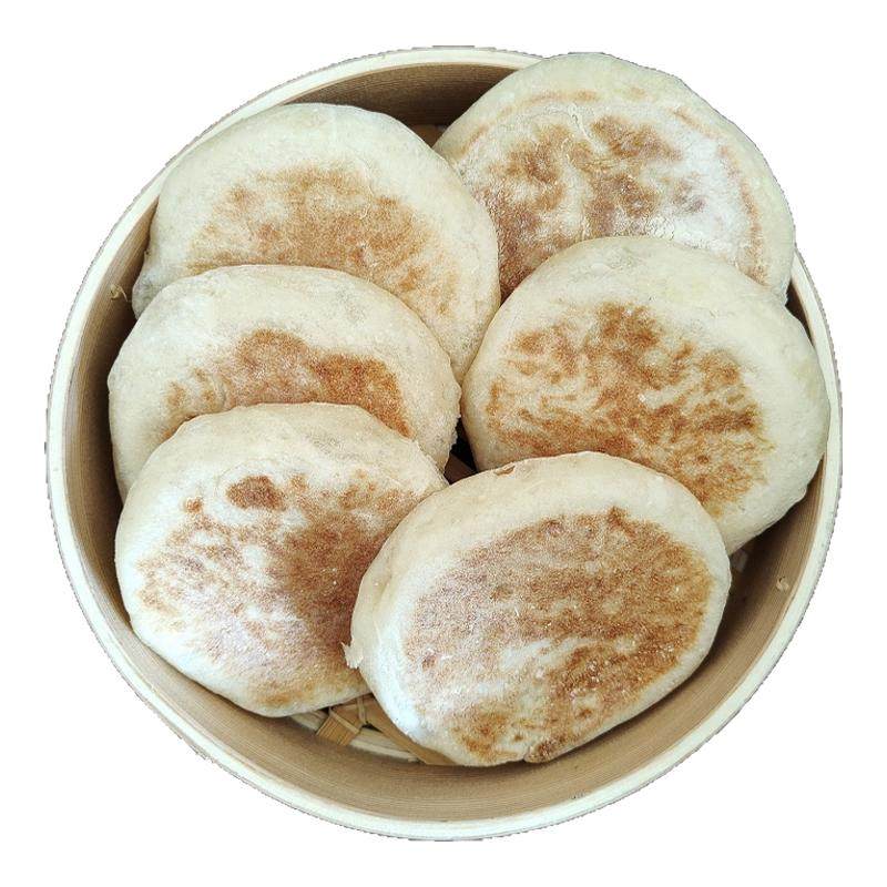 东北烤饼佳木斯鹤岗烧烤专用白饼烧饼面饼肉夹馍里脊肉饼淄博烧烤