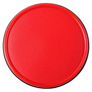 得力印台速干红色印泥盒大号指纹按手印红印泥圆形铁盒快干印台办公财务印章橡皮章印台手盖章印台盒印泥印盒