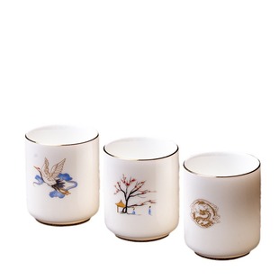 羊脂玉茶具白瓷主人杯单杯茶杯陶瓷杯子闻香杯酒杯个人专用定制