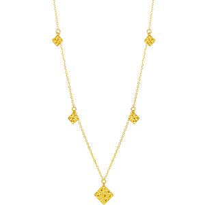 周六福黄金项链计价5G足金链坠520礼物甜酷少女 -第二代系列