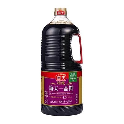 海天特级一品鲜生抽酱油1.75L