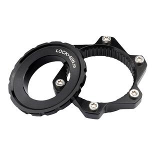 山地公路自行车中锁转六钉碟片转换座中央锁死花鼓转六钉刹车盘