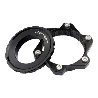 自行车中锁转六钉碟片转换座