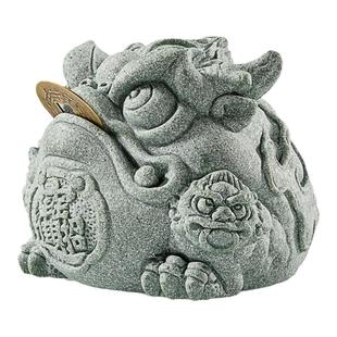 青砂石茶宠摆件精品可养金蟾中式茶桌茶具高级招财小三足蟾蜍茶台