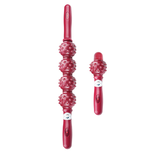 杜兴华磁疗棒按摩锤滚轮经络疏通磁力养生棒背部腿部瑜伽棒擀筋棒