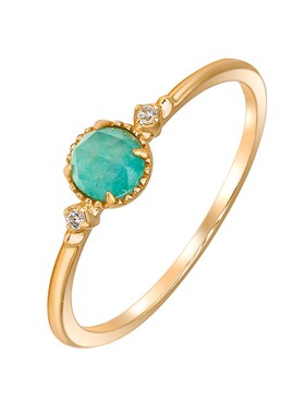 简约复古S925银天河石白水晶女戒