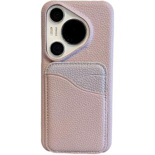 拓岚 适用华为pura70pro+手机壳Pura70ultra简约高级荔枝皮纹卡包mate70/60pro可插卡荣耀magic7/6防摔保护女