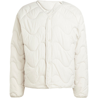 阿迪达斯男士宽松V领保暖棉服