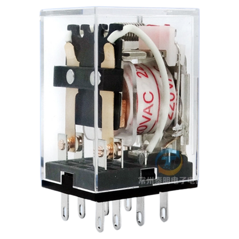 正泰中间小型电磁继电器MY2NJ 8脚 JZX-22F(D)/2Z带灯12V 24V220V