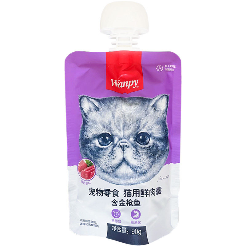 顽皮鲜肉羹成猫幼猫营养流质零食