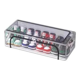 日本鞋盒收纳盒透明折叠省空间鞋柜整理盒抽屉式鞋子收纳神器鞋架