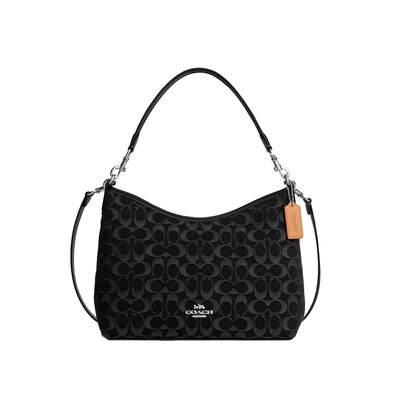 COACH/蔻驰官方 奥莱款Laurel女士单肩斜挎手提包半月包CDE44