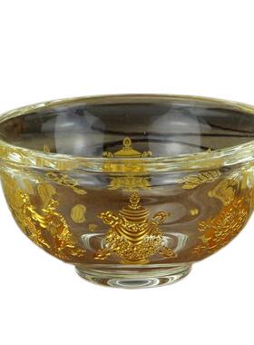 人造水晶摆件供水杯水碗八供碗