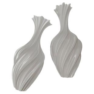 复古风ins轻奢花瓶3D花瓶艺术花瓶3D打印桌面花瓶摆件法式扭曲