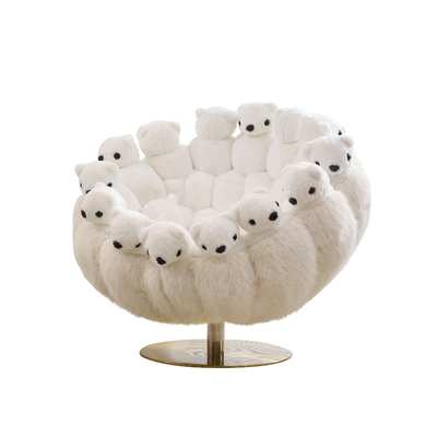 设计师创意个性艺术动物玩偶椅子