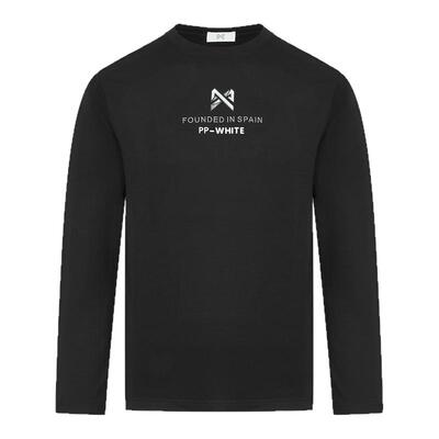 PP轻奢潮牌男装pleikpholppe秋冬新款圆领舒适打底时尚长袖T恤男