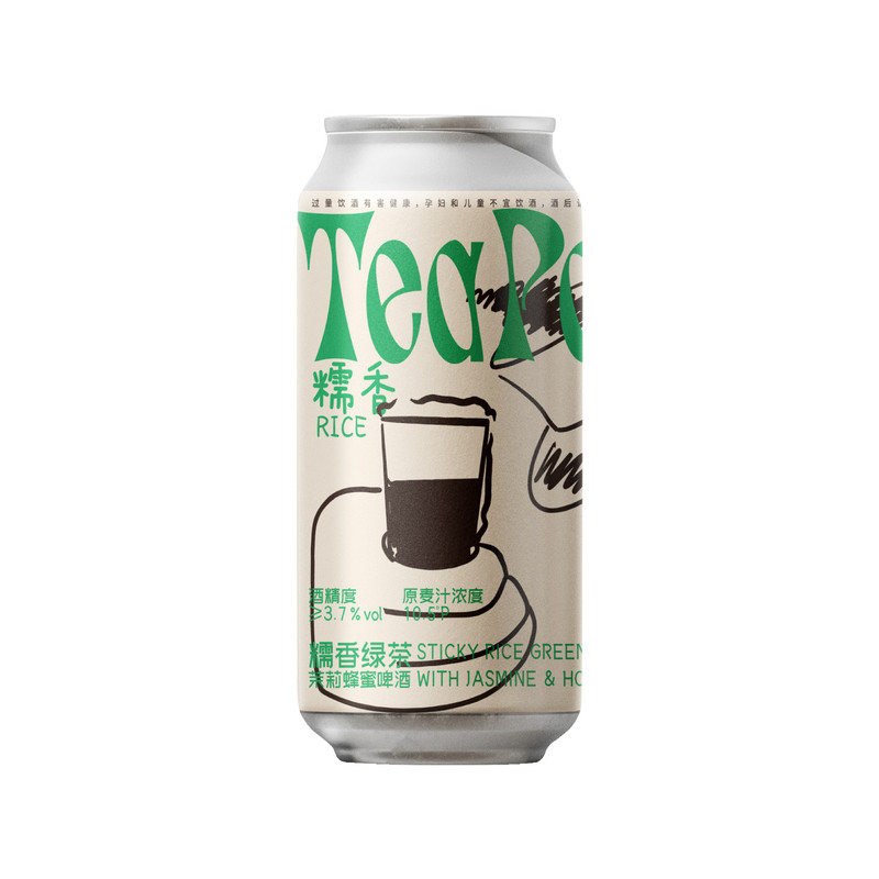 牛啤堂糯香绿茶啤酒500ml