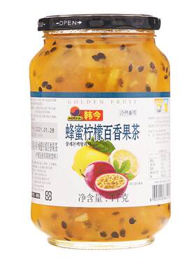 韩今韩国进口柚子百香果茶