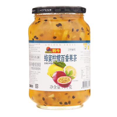 韩今韩国进口柚子百香果茶