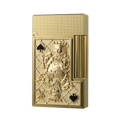 [新品]S.T.Dupont都彭中国限定款限量黑桃K朗声打火机高端正品