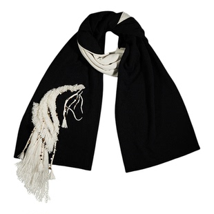 【张星特同款】Riotlily/艾特里里第十一匹马系列围巾优雅女款