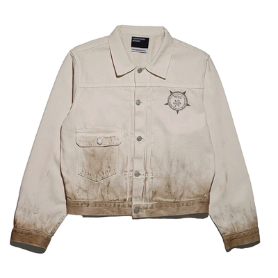 ERD忧郁的富二代泥染水洗牛仔