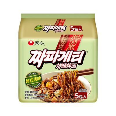 农心地道炸酱面140g*5包