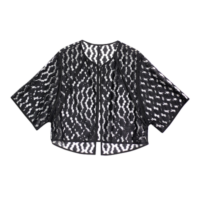 配裙子披肩防晒空调蕾丝衫外套