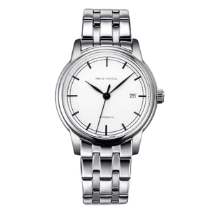 海鸥表5021商务休闲自动机械日历防水男表国民系列送原装皮表带