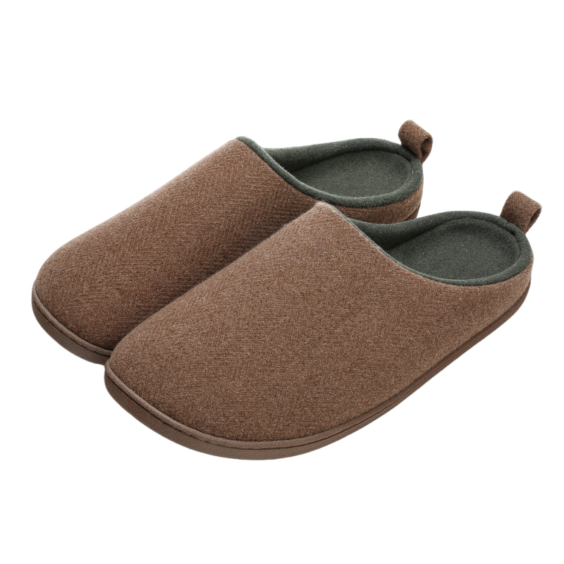 家丽芙2025秋冬可拆卸棉拖鞋男士家居厚底软底防滑保暖居家拖