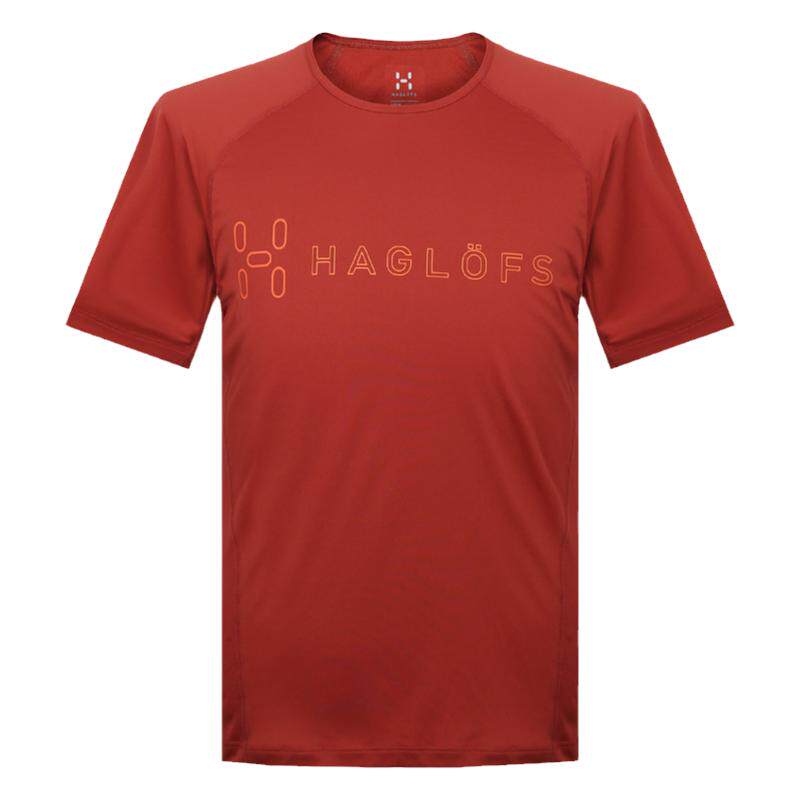 HAGLOFS火柴棍男款户外休闲舒适快干圆领短袖T恤603578