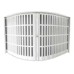 PVC折叠门推拉阳台浴室商铺厨房百叶卫生间隐形免打孔伸缩门