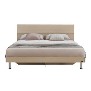 全友家居家用1.8m双人板式床架出租房屋用1米5卧室单人床2025新款