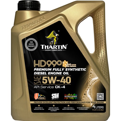 萨丁CK-4全合成5W-40柴油机油皮卡SUV轻客专用润滑油国六标准4L