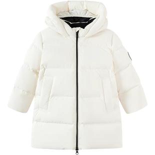 森马儿童高充绒量羽绒服2025防寒服男童女童三防宝宝加厚长款外套